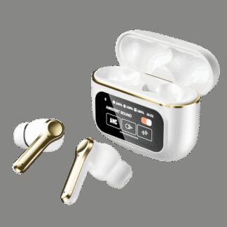 Auriculares bluetooth con case con display