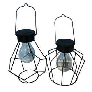 Luz solar con alambre de metal