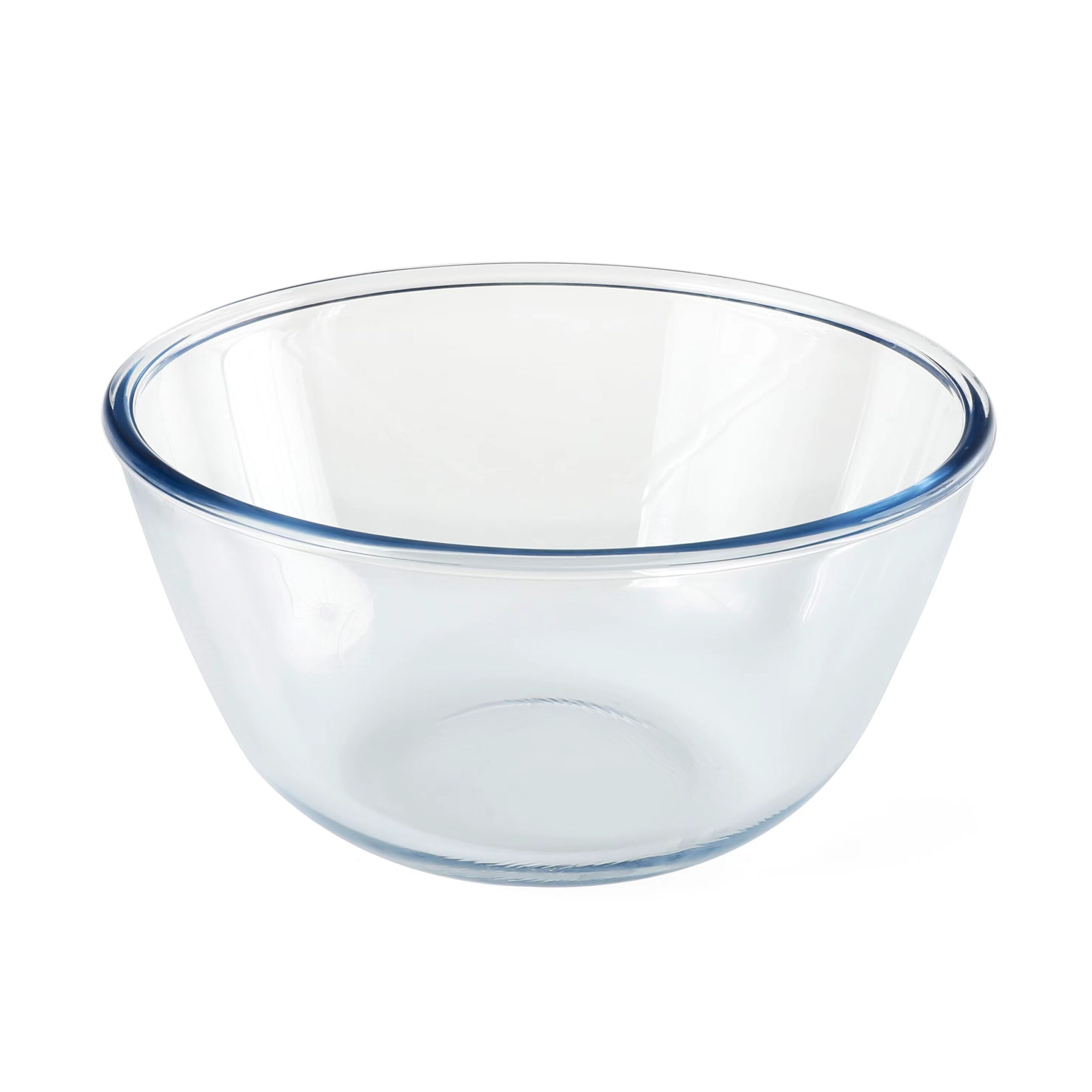 Ensaladera alta de vidrio de borosilicato