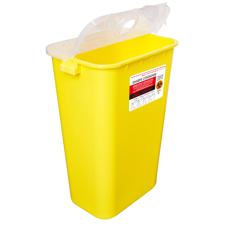 Contenedor plástico para objetos punzantes