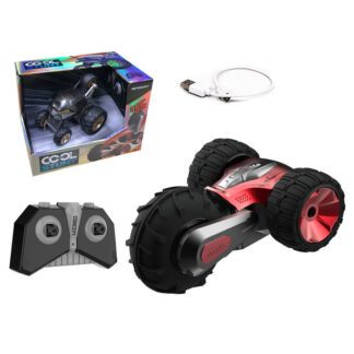 Coche de carreras con stunt de 360º