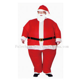 Disfraz inflable de Papá Noel para Navidad