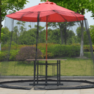 Red de malla para sombrillas al aire libre