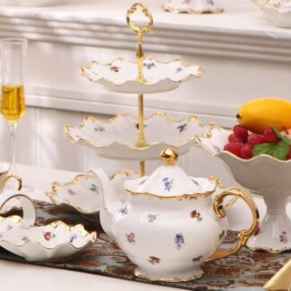 Vajilla de porcelana china de estilo europeo
