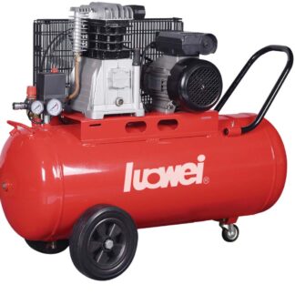 Compresor de pistón accionado por correa