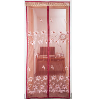 Cortina mosquitera para puerta con bordado de alta calidad