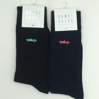 Medias de hombre bordadas