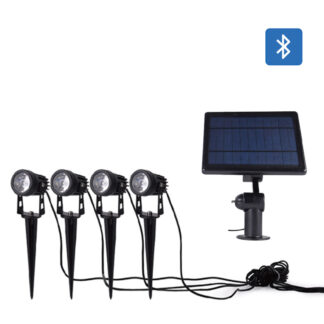 Luz solar LED con Bluetooth