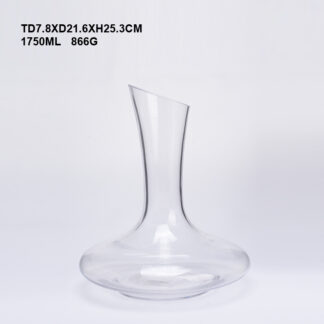 Decantador de vino de cristal
