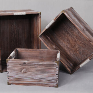 Caja de madera de paulownia