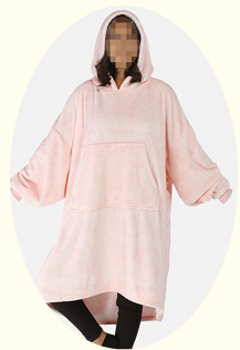 Vestido largo tipo hoodie