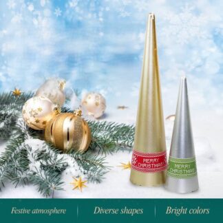 Vela motivo navideño