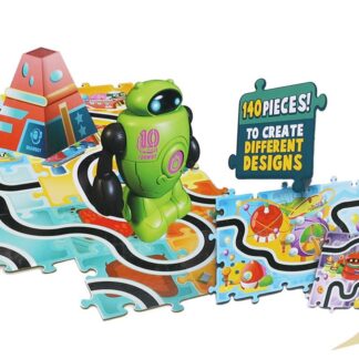 Robot drawbot con rompecabezas de 140 piezas