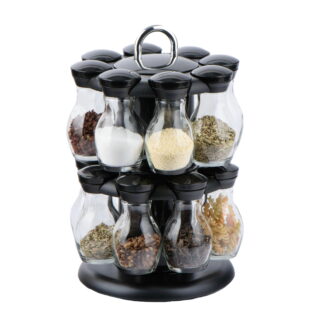 Tarros de especias de vidrio