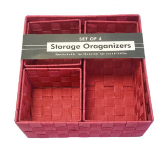 Set de 4 canastos organizadores