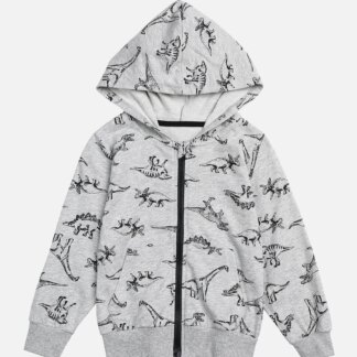 Abrigo con estampado de dinosaurio