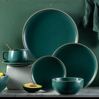 Vajilla cerámica lisa