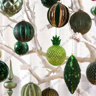 Bola de cristal navideña