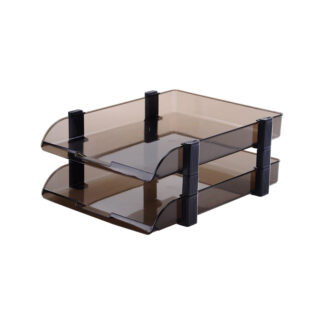 Bandeja de archivo de dos pisos