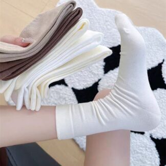 Medias de algodón varios colores