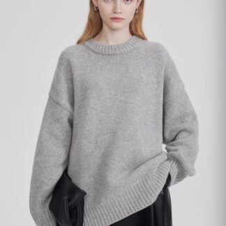 Buzo tejido cuello redondo