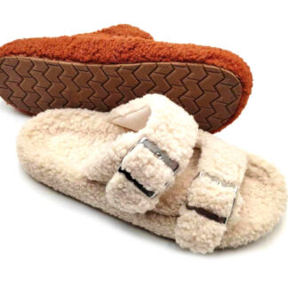 Pantuflas estilo sandalia