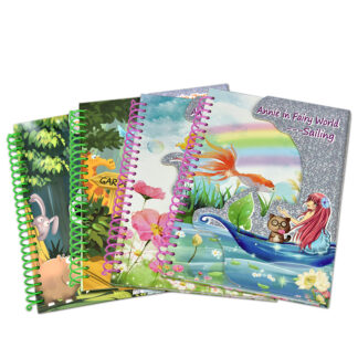 Cuadernos tapa dura con espiral