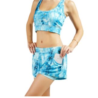 Set deportivo de short y top