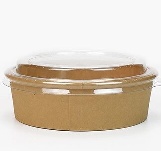 Recipiente para ensaladas desechable