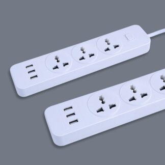 Zapatilla de 3 enchufes con USB