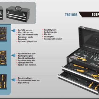 Set de 101 piezas de herramientas