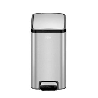 Papelera de acero inoxidable