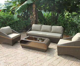 Conjunto de sofás de exterior