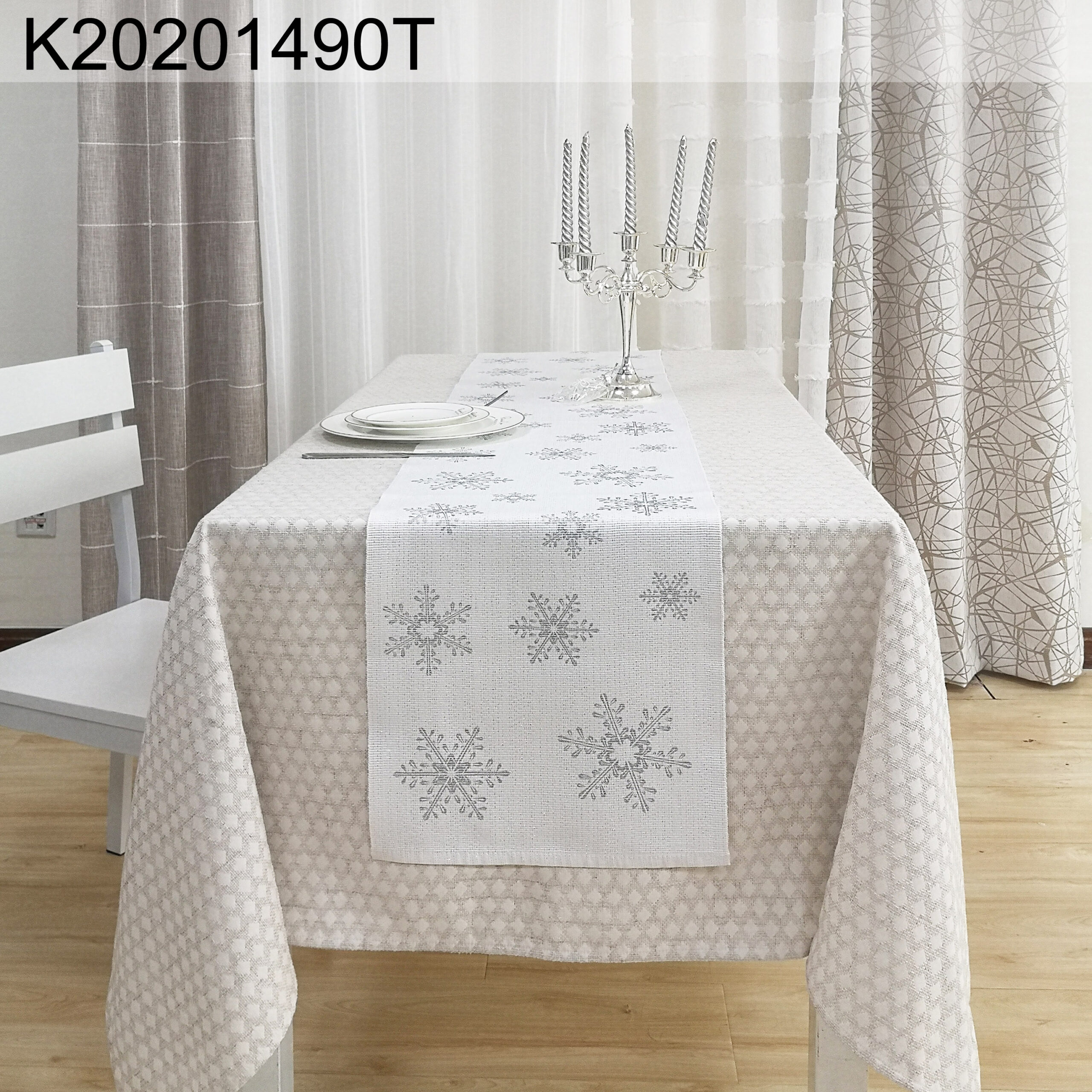 Camino de mesa de hilo de algodón