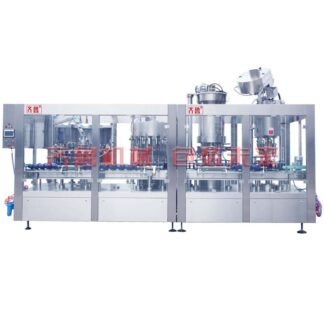 Enjuague, llenado, taponado y tapado de vino 4 en 1 monobloque