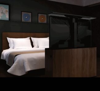 Soporte para televisor motorizado