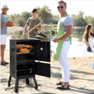 Parrilla exterior a carbón