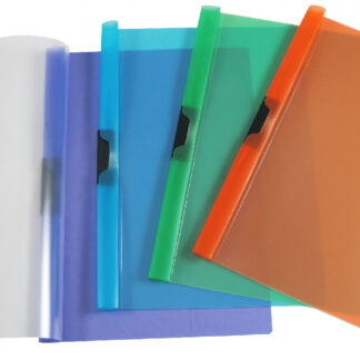 Carpetas de plástico de colores