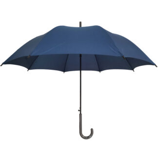 Paraguas azul con logotipo personalizado y con protección UV