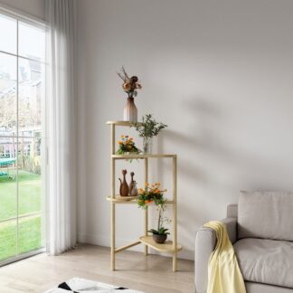 Soporte para plantas de madera