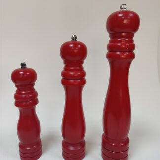 Pimentero de madera de caucho