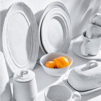 Serie de vajilla de cerámica Glacier