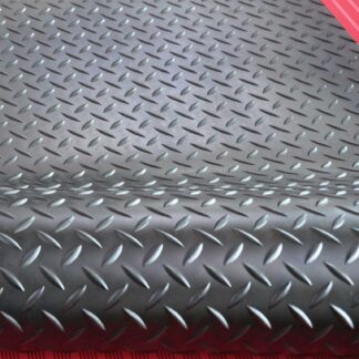 Piso de goma con patrón de hilo de diamante