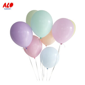 Globos en colores pastel
