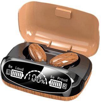 Auriculares bluetooth con case con display